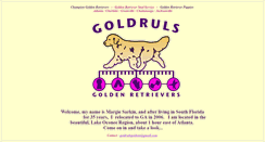 Desktop Screenshot of goldrulsgoldens.com